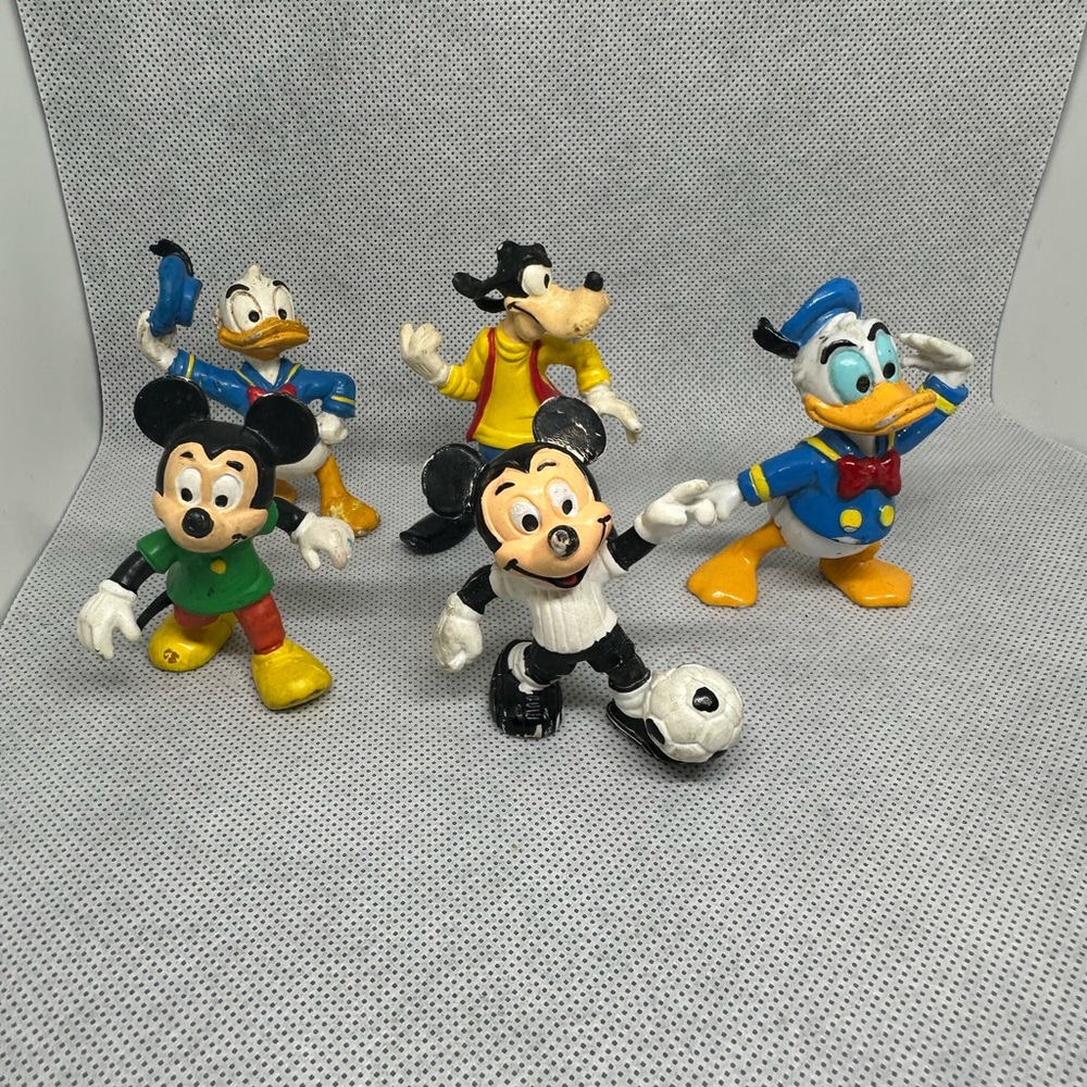 Disney Black and White vintage Action Figures Set